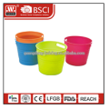 Beer promotion colorful factory plastic ice bucket 5L